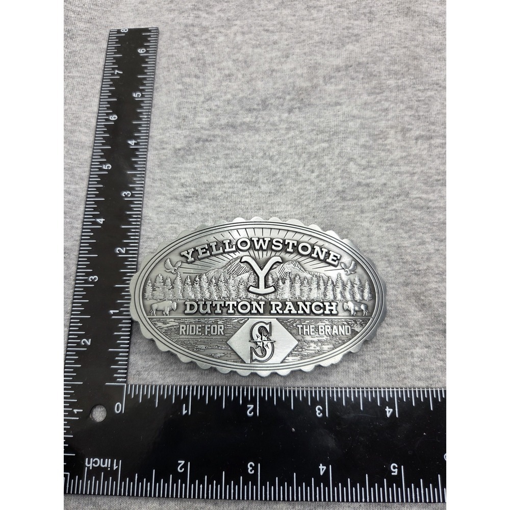 Yellowstone Dutton Ranch National Park Oversized Belt Buckle Western Large - Picture 7 of 8